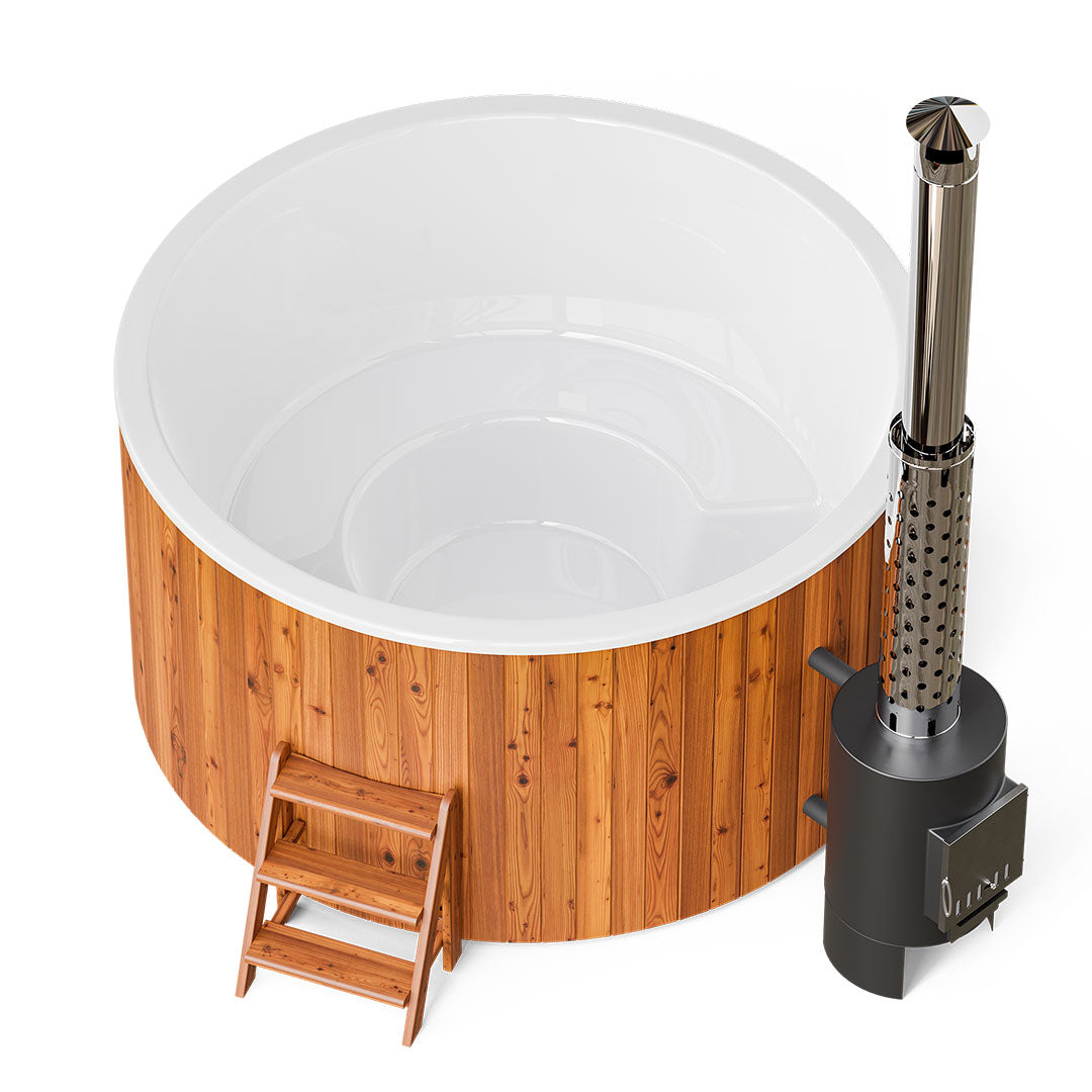 Scandinavian Family Wood-Fired Hot Tub (6-8 People)